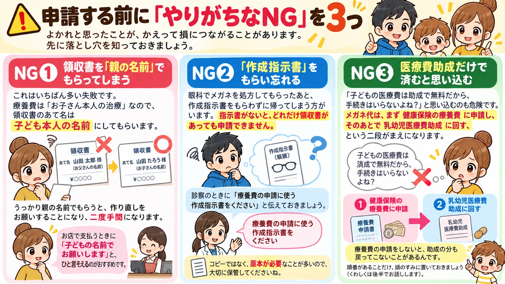 申請する前に「やりがちなNG」を3つの図解